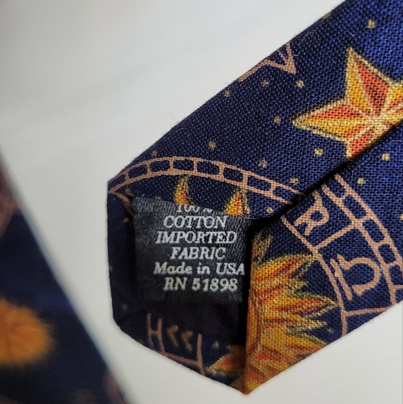 Mens Vintage 90s American Eagle Outfitters Celestial Tie - Picture 3 of 4